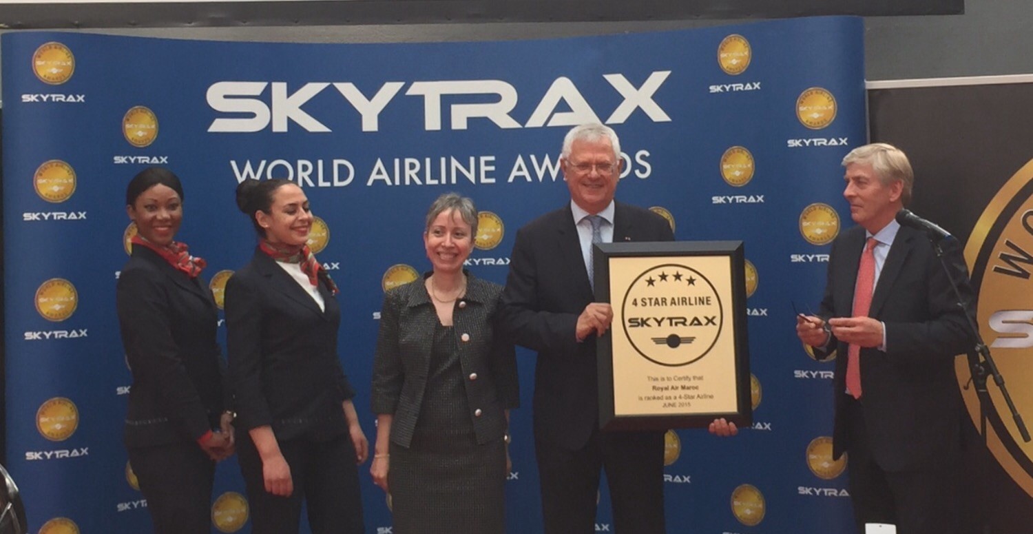 Skytrax: Royal Air Maroc passe du label 3 étoiles au label 4 étoiles en un an