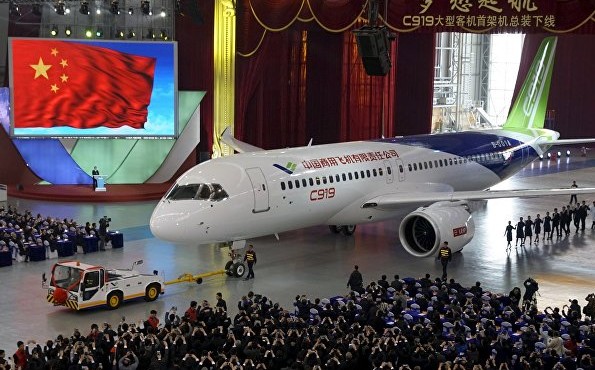 La Chine présente son avion concurrent de l'A320 et du B737