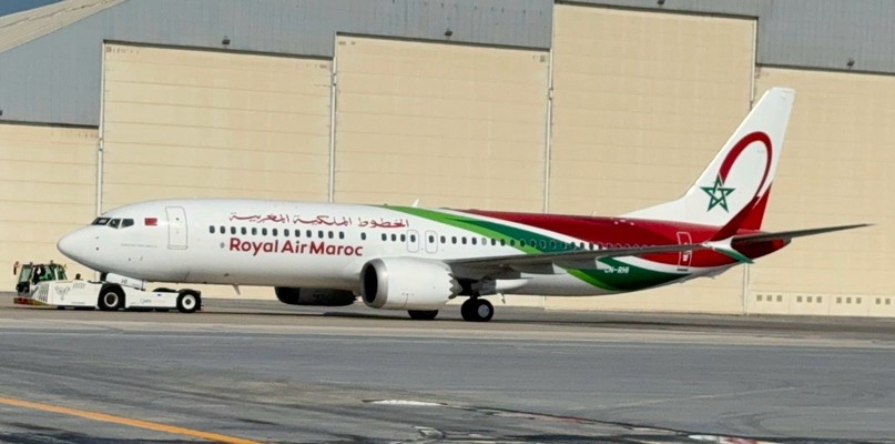 Royal Air Maroc a réceptionné un nouveau Boeing 737 Max 8 portant sa flotte à 58 avions