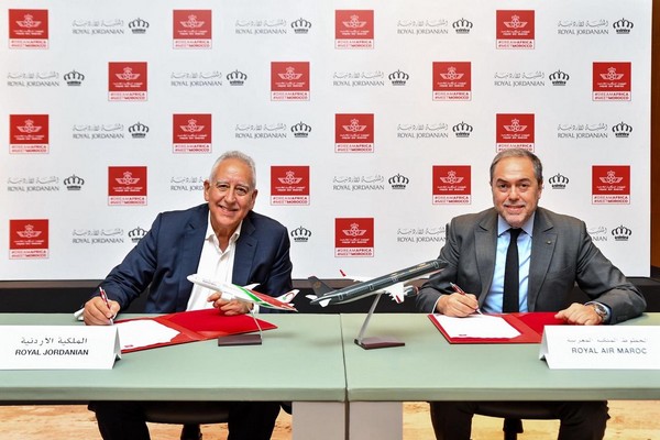 Royal Air Maroc et Royal Jordanian relancent leur partenariat codeshare Casablanca-Amman