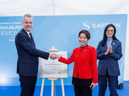 Safran inaugure à Singapour un site de production et de maintenance de systèmes électriques aéronautiques