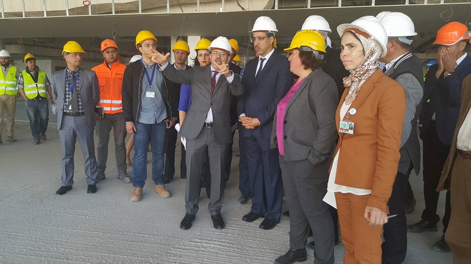 COP 22: Rabbah visite le chantier du Terminal1 de l'aéroport Mohammed V 