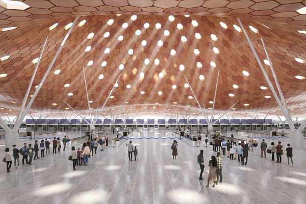 RSHP conçoit le futur hub aéroportuaire de Casablanca visant 35 millions de passagers