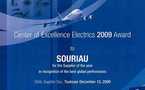 SOURIAU reçoit le prix AIRBUS du meilleur fournisseur en 2009