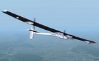 Premier vol de Solar Impulse depuis le salon Le bourget