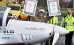 Zara Rutherford achève le tour du monde en solitaire en ULM