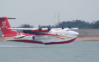 Vol inaugural avec succés de l'avion amphibie chinois AG600M