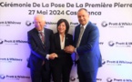 Pose de la première pierre de l'usine Pratt &amp; Whitney Maroc à Midparc Casablanca