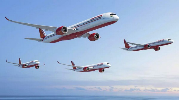 Air India passe une commande géante auprès d'Airbus et Boeing