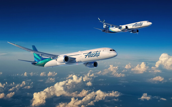 Boeing : Alaska Airlines commande 105 737 MAX et 5 Dreamliner