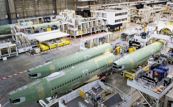 Airbus : nouvelle ligne d'assemblage A320 à Toulouse pour accélérer la production