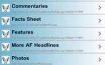 Air Force News Reader