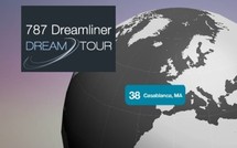 Le 787 Dreamliner à Casablanca dans le cadre de sa tournée mondiale