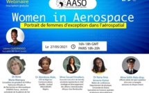 "Femme dans l’aérospatial" intitulé d'un webinar de l'African Aeronautics &amp; Space Organisation (AASO)