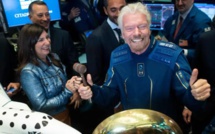 Richard Branson enfin dans l'espace à bord du vaisseau VSS Unity