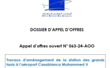 ONDA : L’aéroport Casablanca Mohammed V aura une nouvelle station pour grands taxis