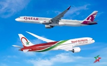 Royal Air Maroc étend son accord avec Qatar Airways vers l'Australie et Oman