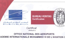 L’Académie Internationale Mohammed VI de l’Aviation Civile certifiée ISO9001 version 2008