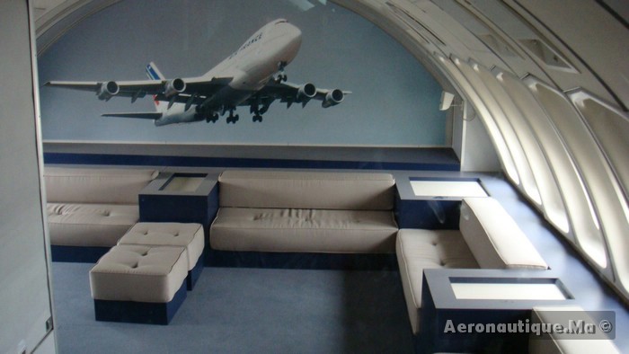 L'avion musée - B747 de l'intérieur L'avion musée - B747 de l'intérieur